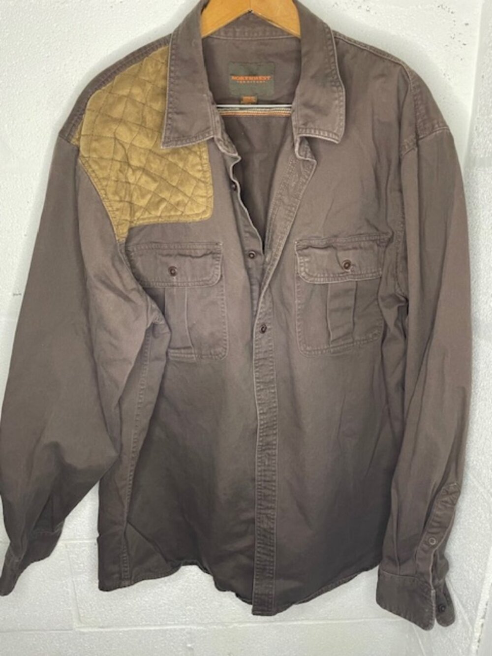 Brown Denim Button Down by Northwest Territory